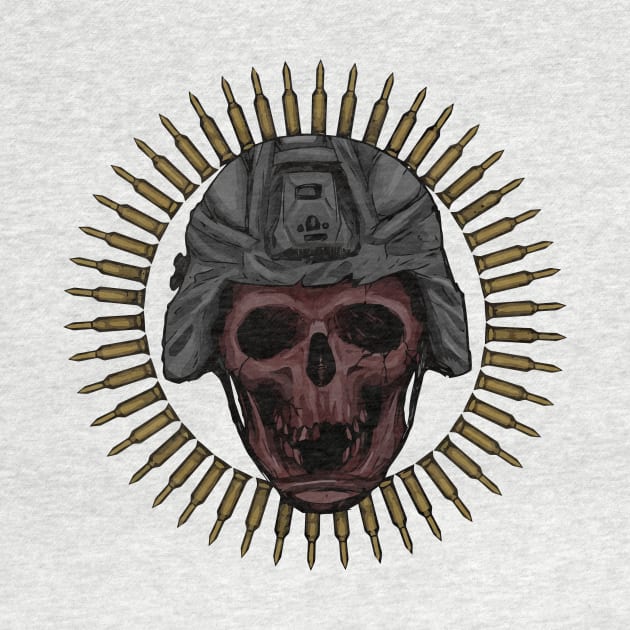 Military Skull by Virhayune